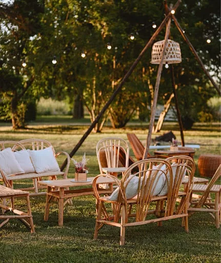 Detalle de ambientación de evento