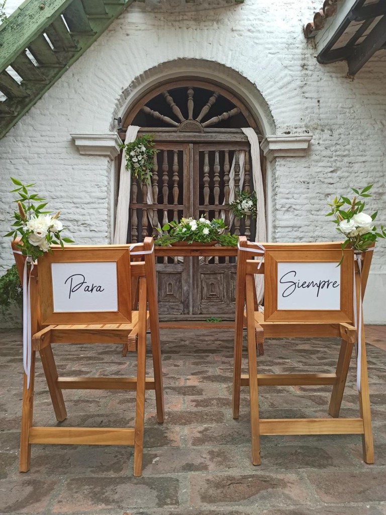 Sillas para ceremonia